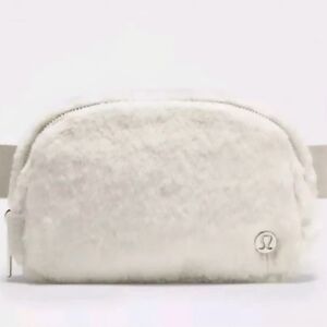 Lululemon Fleece Belt Bag in White